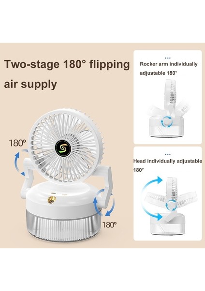 USB Şarj Katlanır Masaüstü Sprey Nemlendirme Fan fırsatları