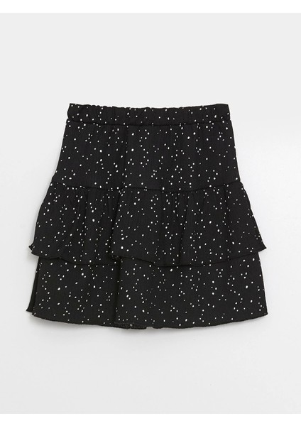 Lcw Kids Siyah Beli Lastikli Kız Çocuk Etek fiyatları
