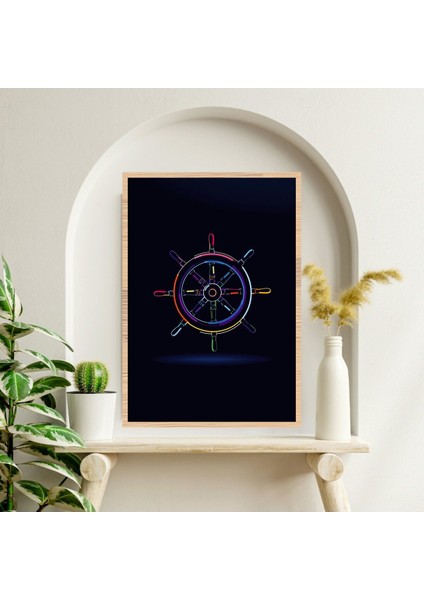 Deniz Dümen Büyük Boy Renkli Solmaz Kaliteli Baskı Çerçeve Görünümlü Mdf Tablo 70X50CM 264 fiyatları