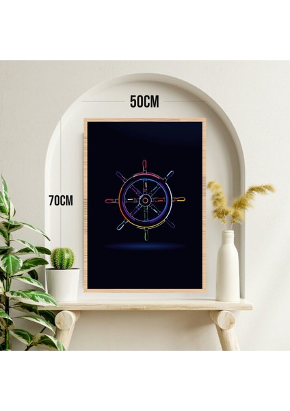 Deniz Dümen Büyük Boy Renkli Solmaz Kaliteli Baskı Çerçeve Görünümlü Mdf Tablo 70X50CM 264 modelleri