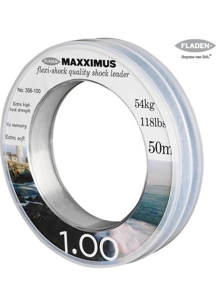 Maxximus Flexi-Shock Leader Misina 50M 0.80 mm fiyatları