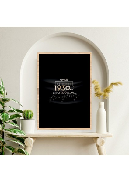 Anıtkabir Atatürk Büyük Boy Renkli Solmaz Kaliteli Baskı Çerçeve Görünümlü Mdf Tablo 70X50CM 210 fiyatları