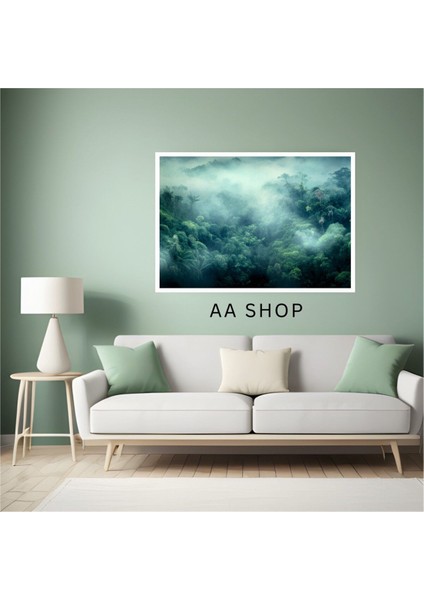 Doğa Manzara Büyük Boy Renkli Solmaz Kaliteli Baskı Çerçeve Görünümlü Mdf Tablo 70X50CM 86 fiyatları