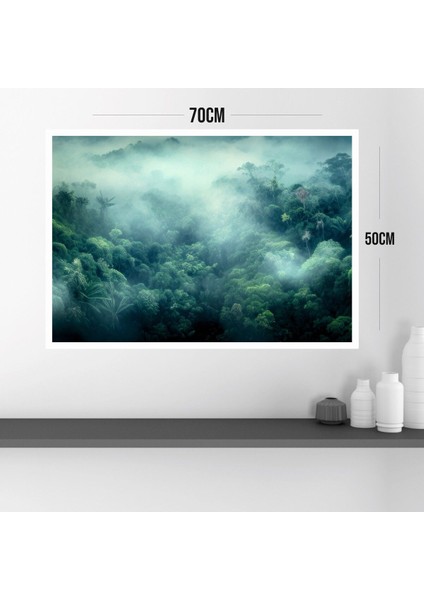 Doğa Manzara Büyük Boy Renkli Solmaz Kaliteli Baskı Çerçeve Görünümlü Mdf Tablo 70X50CM 86 modelleri