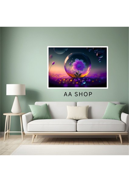 Çiçek Doğa Büyük Boy Renkli Solmaz Kaliteli Baskı Çerçeve Görünümlü Mdf Tablo 70X50CM 128 fiyatları