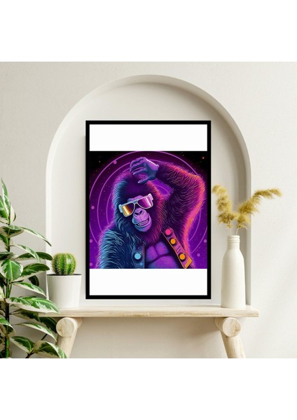 Hayvan Büyük Boy Renkli Solmaz Kaliteli Baskı Çerçeve Görünümlü Mdf Tablo 70X50CM 74 fiyatları