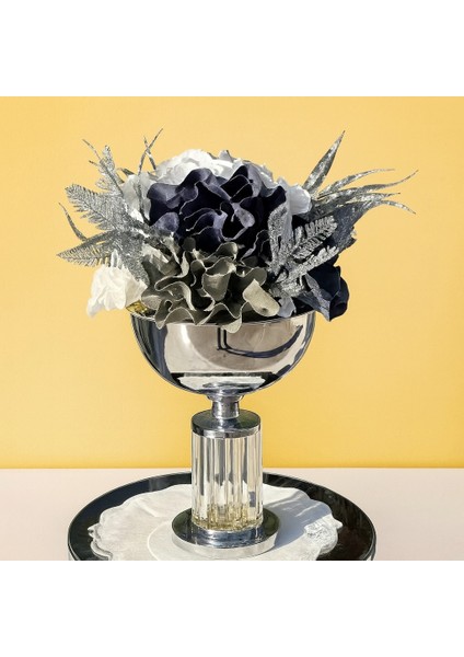 Yapay Çiçek Ortası Cam Fanus Ayaklı Vazo fırsatları