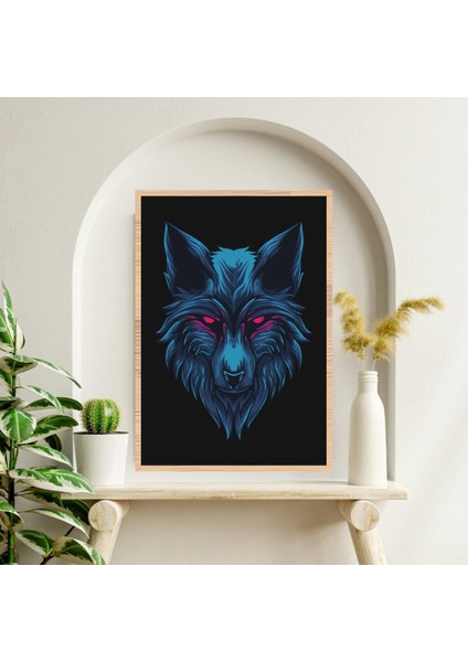 Kurt Hayvan Büyük Boy Renkli Solmaz Kaliteli Baskı Çerçeve Görünümlü Mdf Tablo 70X50CM 263 fiyatları