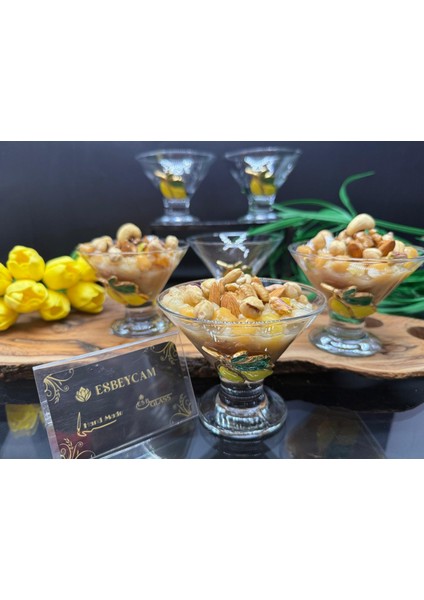 Özel Tasırım Cam Limon Kase Takımı