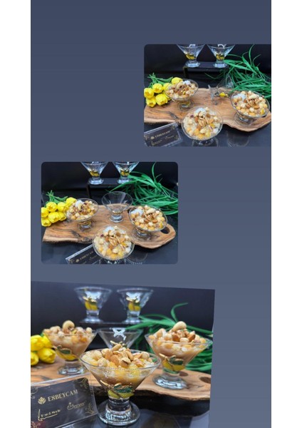 Özel Tasırım Cam Limon Kase Takımı fırsatları