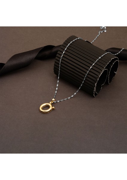 Balon Formlu Ö Harfi Kolye Ucu 14 Ayar fırsatları