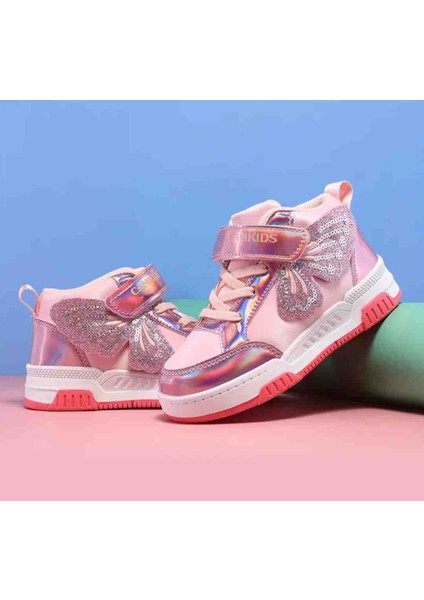 Kanat Detaylı Kız Cocuk Spor Ayakkabı