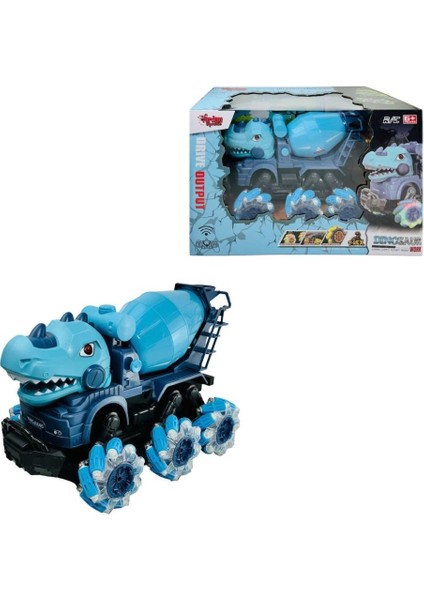 Bfs YJ-078-3 1:14 Uzaktan Kumandalı Full Fonksiyon 2.4g Dinozor Beton Mikseri -Vardem