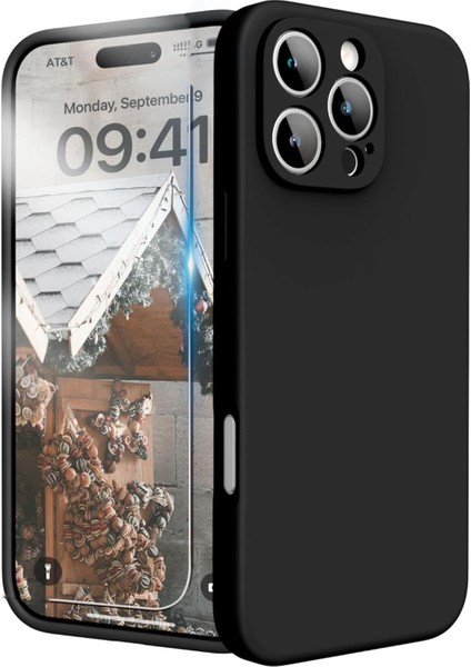 iPhone 16 Pro Max Uyumlu Içi Kadifeli Kamera Korumalı Lansman Kılıf