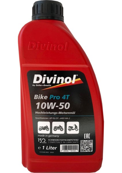 10W50 4t Bike Pro 1 Lt
