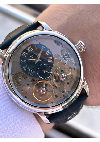 Rms Romanson Otomatik Iç Fonksiyonları Aktif Akar Saniye Kapalı Klips Erkek Kol Saati ERMS.1551.05 fiyatları