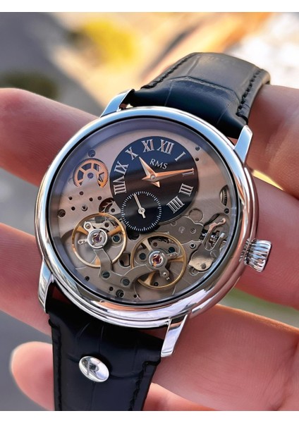 Rms Romanson Otomatik Iç Fonksiyonları Aktif Akar Saniye Kapalı Klips Erkek Kol Saati ERMS.1551.05 indirimleri