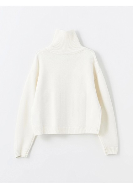 Lcw Kids Ekru Polo Yaka Kız Çocuk Triko Hırka indirimleri