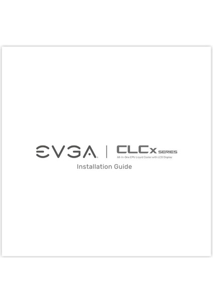 Evga Clx 360 mm Hepsi Bir Arada LCD Cpu Sıvı Soğutucu, 3x 120 mm Pwm Argb Fanlar
