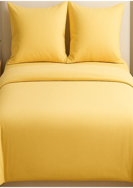 Tek Kişilik Nevresim Seti + Yastık Sarı Ürün Detayları