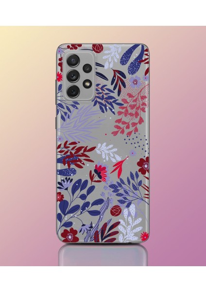 Samsung Galaxy A53 Uyumlu Premium Kalite Baskılı Esnek Şeffaf Kılıf