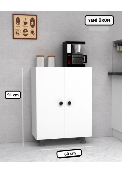 Iki Kapaklı Çok Amaçlı Dolap 60 cm Suntalam