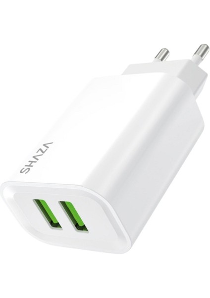 Shaza 2.4A Seyahat Şarj Adaptörü