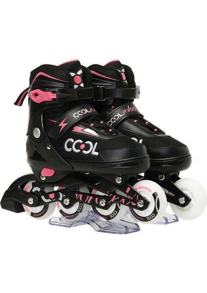 Cool Wheels Axion Extra LED Işıklı 4 Tekerlekli Ayarlanabilir Paten – Abec-7 Rulmanlı, Dizilim Değiştirilebilir (38-41 Numara) fiyatları