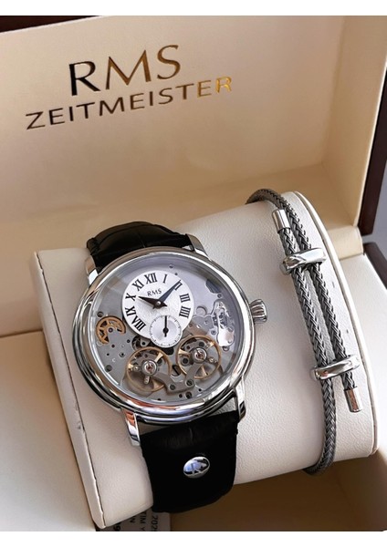 Rms Romanson Otomatik Iç Fonksiyonları Aktif Akar Saniye Kapalı Klips Erkek Kol Saati ERMS.1551.08