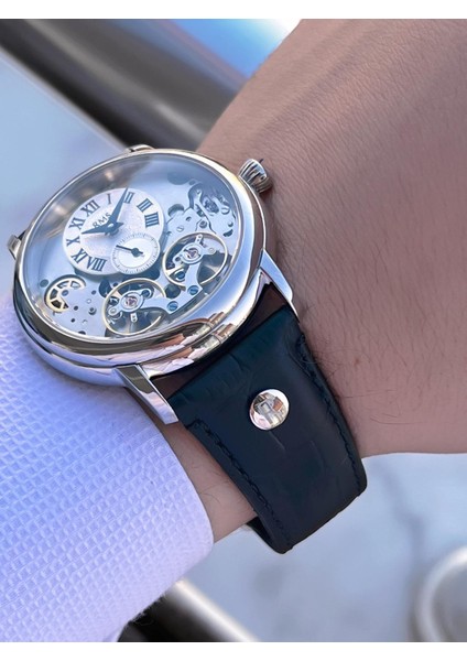 Rms Romanson Otomatik Iç Fonksiyonları Aktif Akar Saniye Kapalı Klips Erkek Kol Saati ERMS.1551.08 indirimleri