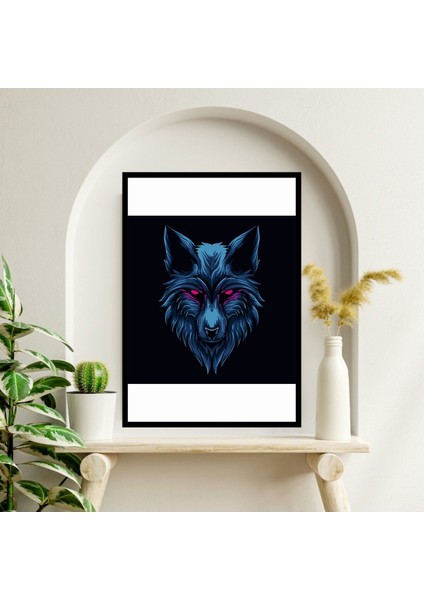 Kurt Hayvan Büyük Boy Renkli Solmaz Kaliteli Baskı Çerçeve Görünümlü Mdf Tablo 70X50CM 191 fiyatları