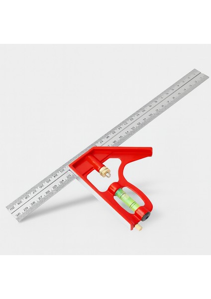 300 mm 30 cm Ayarlı Alüminyum Marangoz Gönye Metal Gövde Açılı Ölçüm Cetveli Inşaat Hassas Gönye modelleri