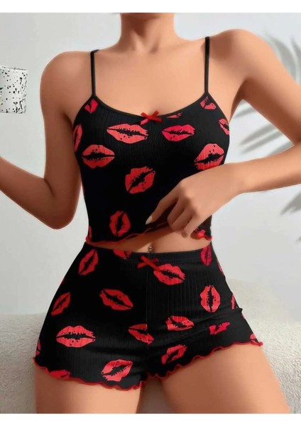 Kadın Şortlu Pijama Takımı