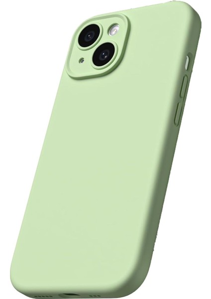 Iphone 15 Uyumlu Içi Kadifeli Kamera Korumalı Lansman Kılıf