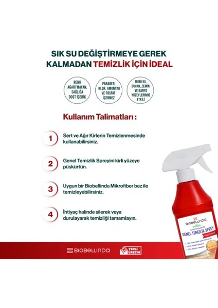Genel Temizlik Sprey 450 ml modelleri