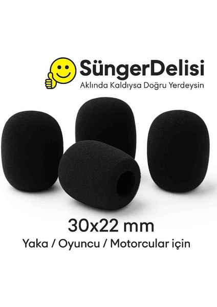 2 Adet Motorcu & Oyuncu Yaka Mikrofon Süngeri – Gürültü Azaltıcı, Hijyenik Paketleme fırsatları