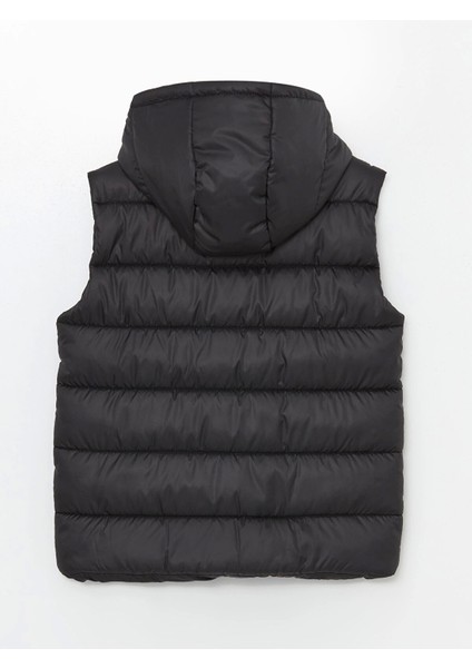 Lcw Kids Siyah Kapüşonlu Erkek Çocuk Şişme Yelek fiyatları