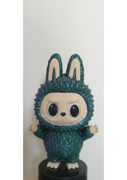 Labubu Hareketli Gözler | Büyük Boy (15 Cm) | 3 Renk Aynı Anda (Yeşil-Mor-Bakır) | 3D Baskı | Pla Hammadde modelleri