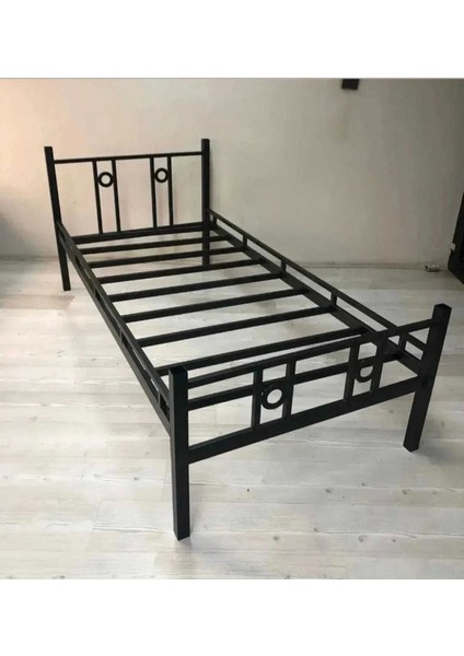 Metal Tek Kişilik Ferforje Karyola