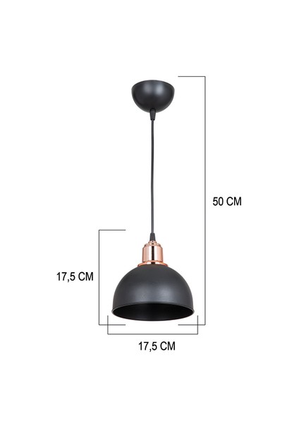 Duruaydınlatma Siyah Avize Sarkıt Yatak Odası Salon Mutfak Hol Lamba modelleri