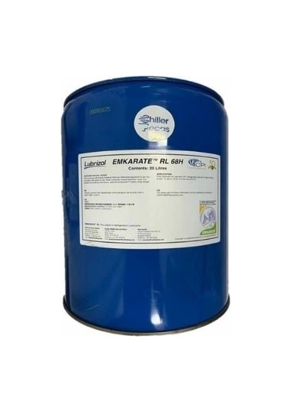 Rl 68H R-407A-134A-404A Gazlı Kompresör Yağı 20 Lt