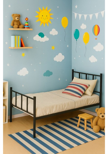 Metal Karyola, Metal Baza Tekli , Metal Karyola, Ferforje Karyola 90X190CM indirimleri