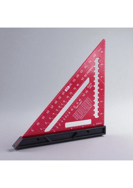 Alüminyum Üçgen Cetvel Marangoz Gönye Metal Gövde Açılı Ölçüm Ahşap Hassas Gönye 170 mm 17 cm indirimleri