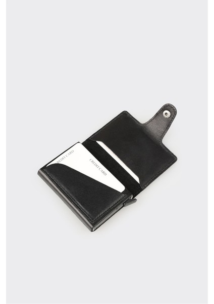 Siyah Deri Erkek Kartlık fiyatları