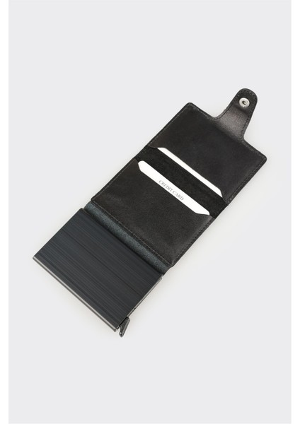 Siyah Deri Erkek Kartlık fırsatları