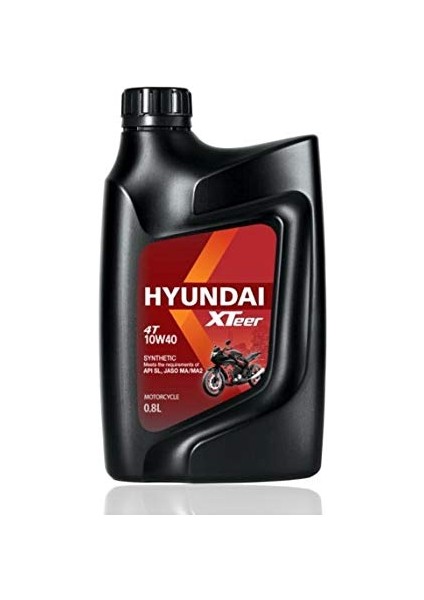 Hyundai Xteer 4t Sae 10W-40 Sentetik Motosiklet Yağı 800ML