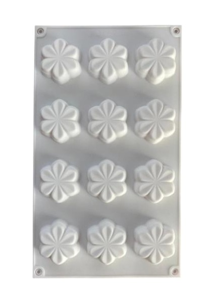 Silikon Kek Kalıbı Çiçek