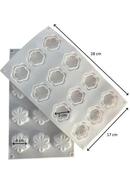 Silikon Kek Kalıbı Çiçek fiyatları