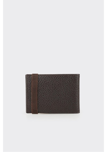 Kahve Deri Erkek Kartlık