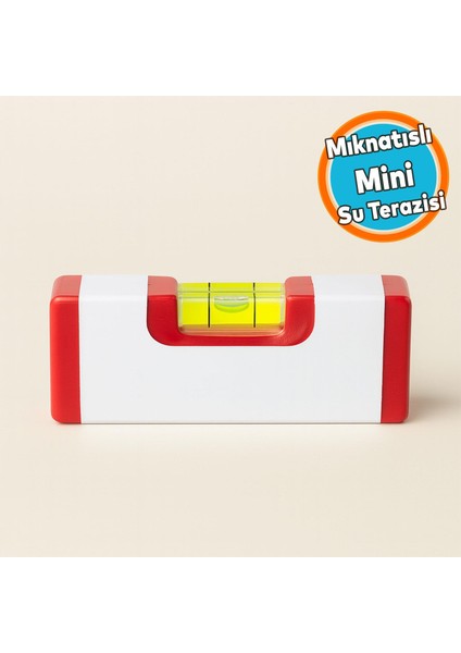 Mıknatıslı Mini Su Terazisi Küçük Hassas El Tipi Inşaat Montaj Terazisi 120 mm 12 cm